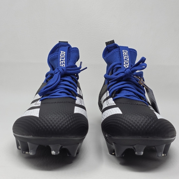 Adidas Adizero Impact Football Cleats Men\'s Size 12 Black Blue IE1405 New